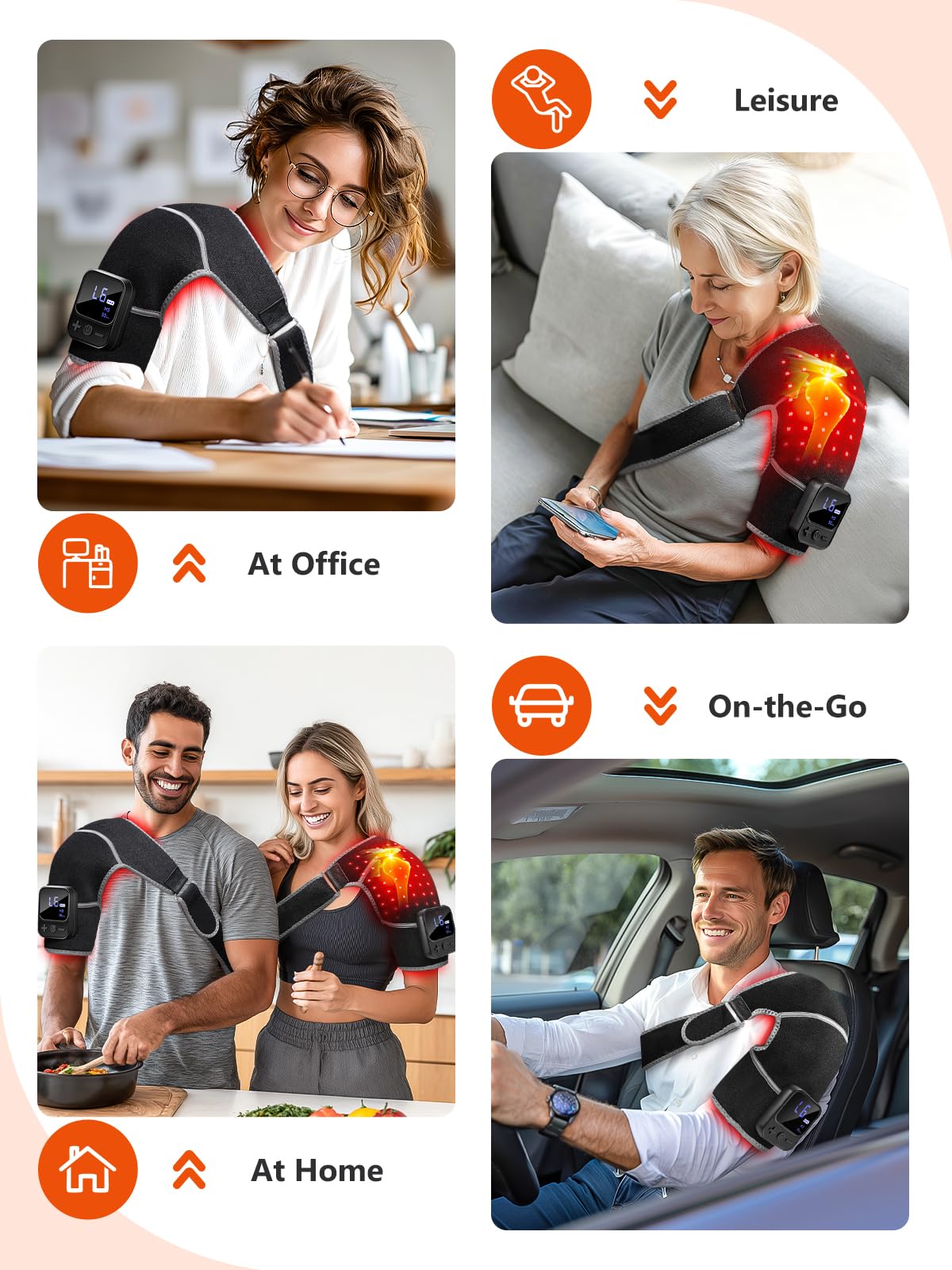 ROMISA offre 5 niveaux d’intensité et mode pulsé.