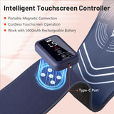 ROMISA écran tactile intuitif pour choisir les modes lumineux et pulsations.