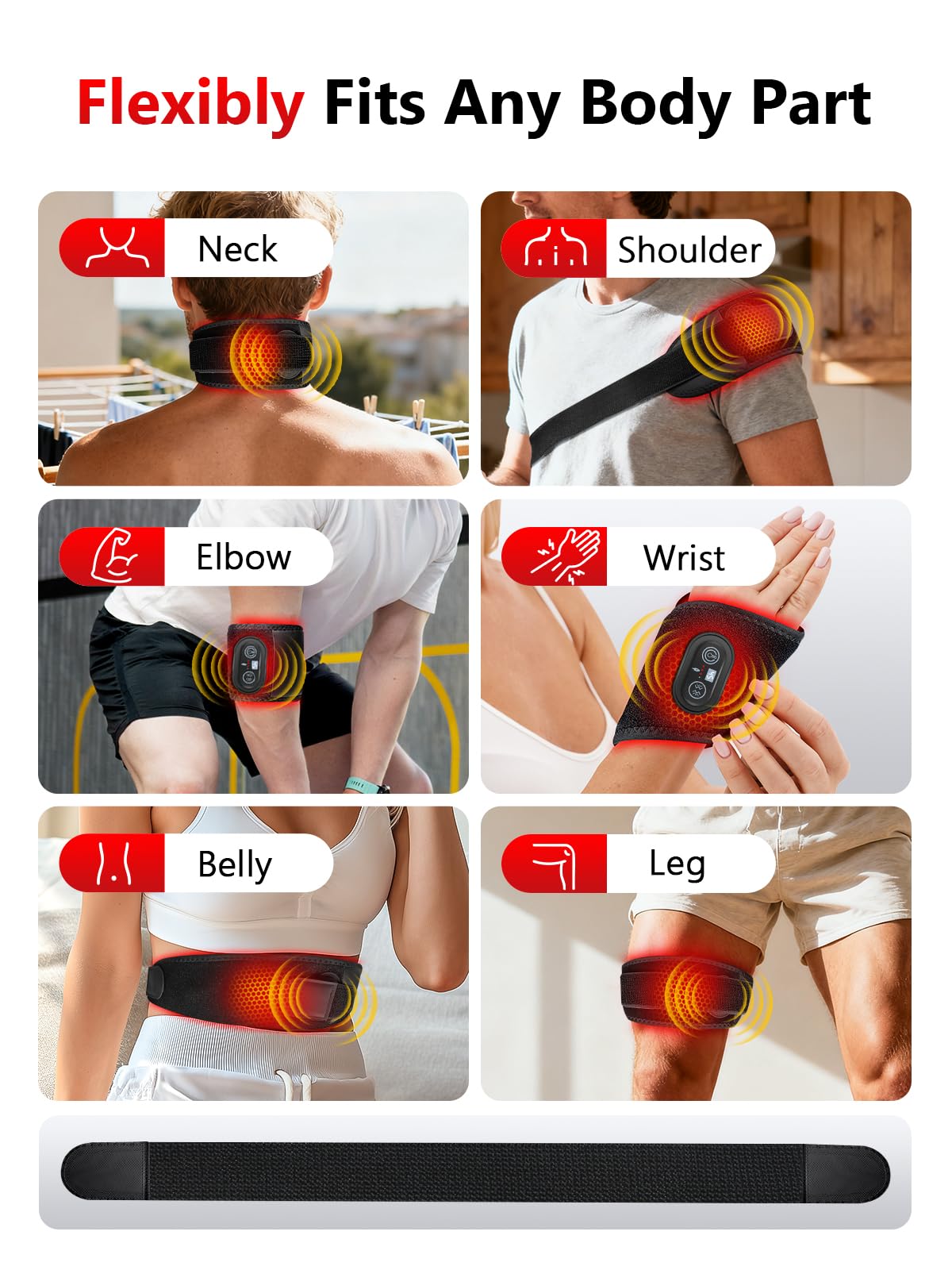 ROMISA Fermeture Velcro assure un maintien personnalisé et facile
