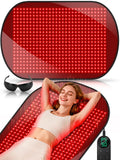 ROMISA mat thérapie lumière rouge corps, couverture complète pour détente profonde.