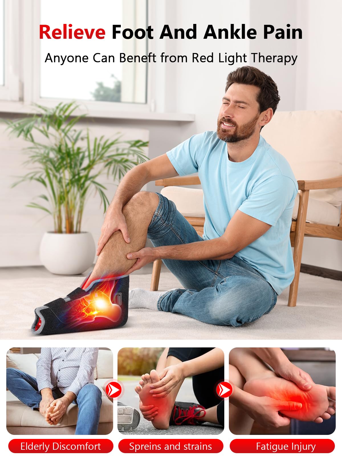 ROMISA mode 40Hz pieds pour récupération en profondeur