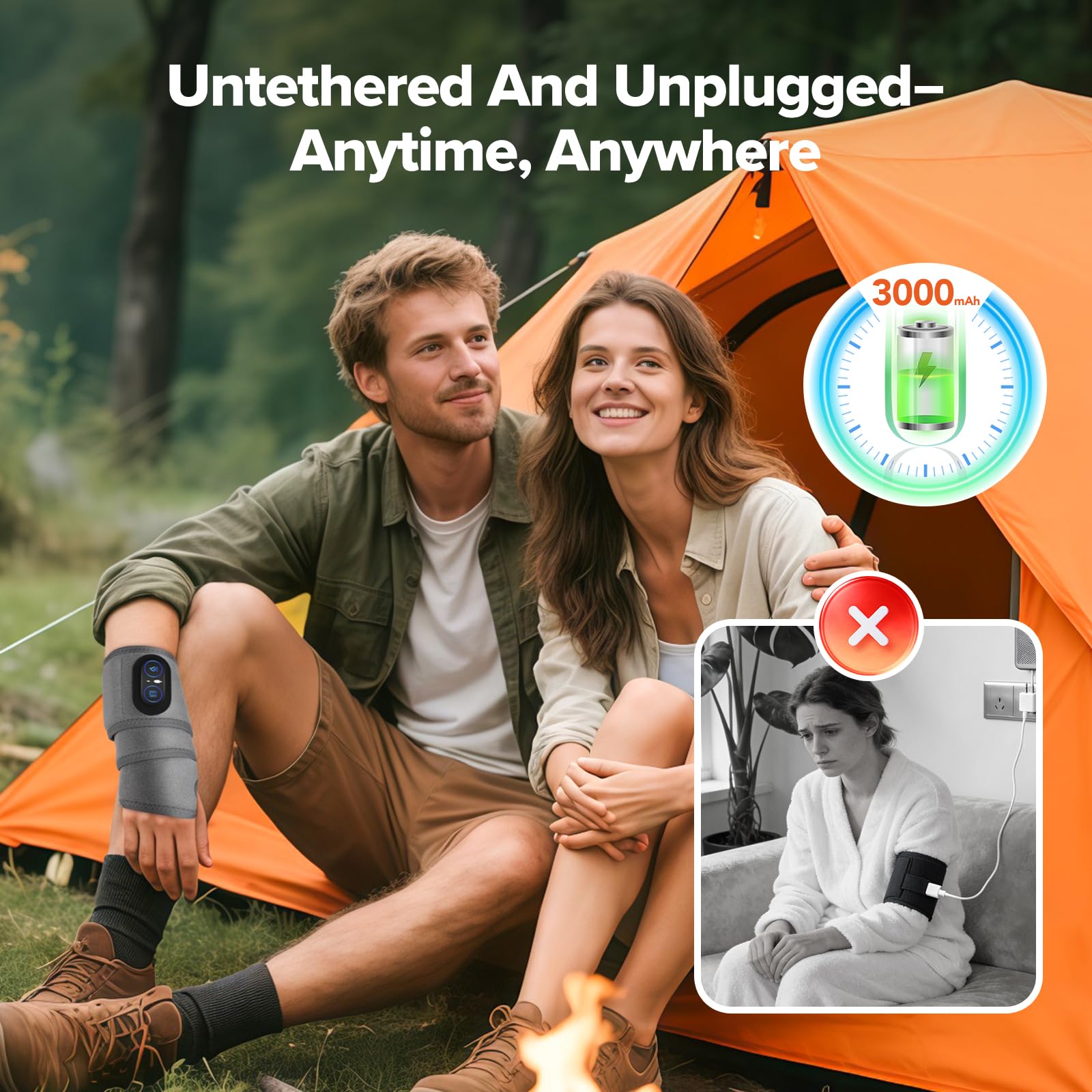 ROMYSE brace-poignet portable, idéale en déplacement professionnel ou voyage.