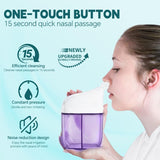 Conception à double chambre pour hygiène et commodité lors du rinçage.