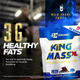 Goût chocolat lait King Mass XL offre une texture onctueuse et gourmande.