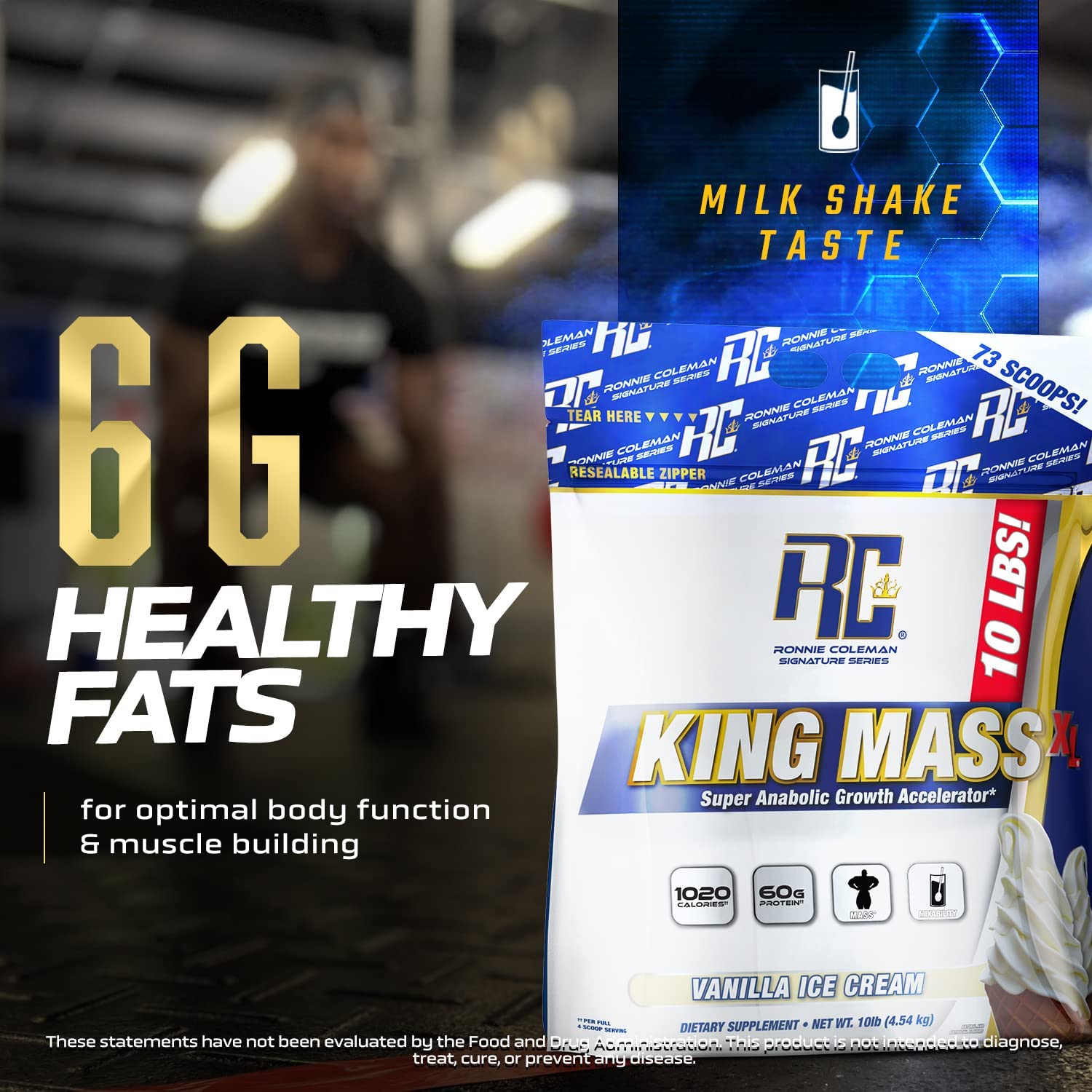 Ronnie Coleman King Mass XL — ingrédients haute qualité pour performance durable