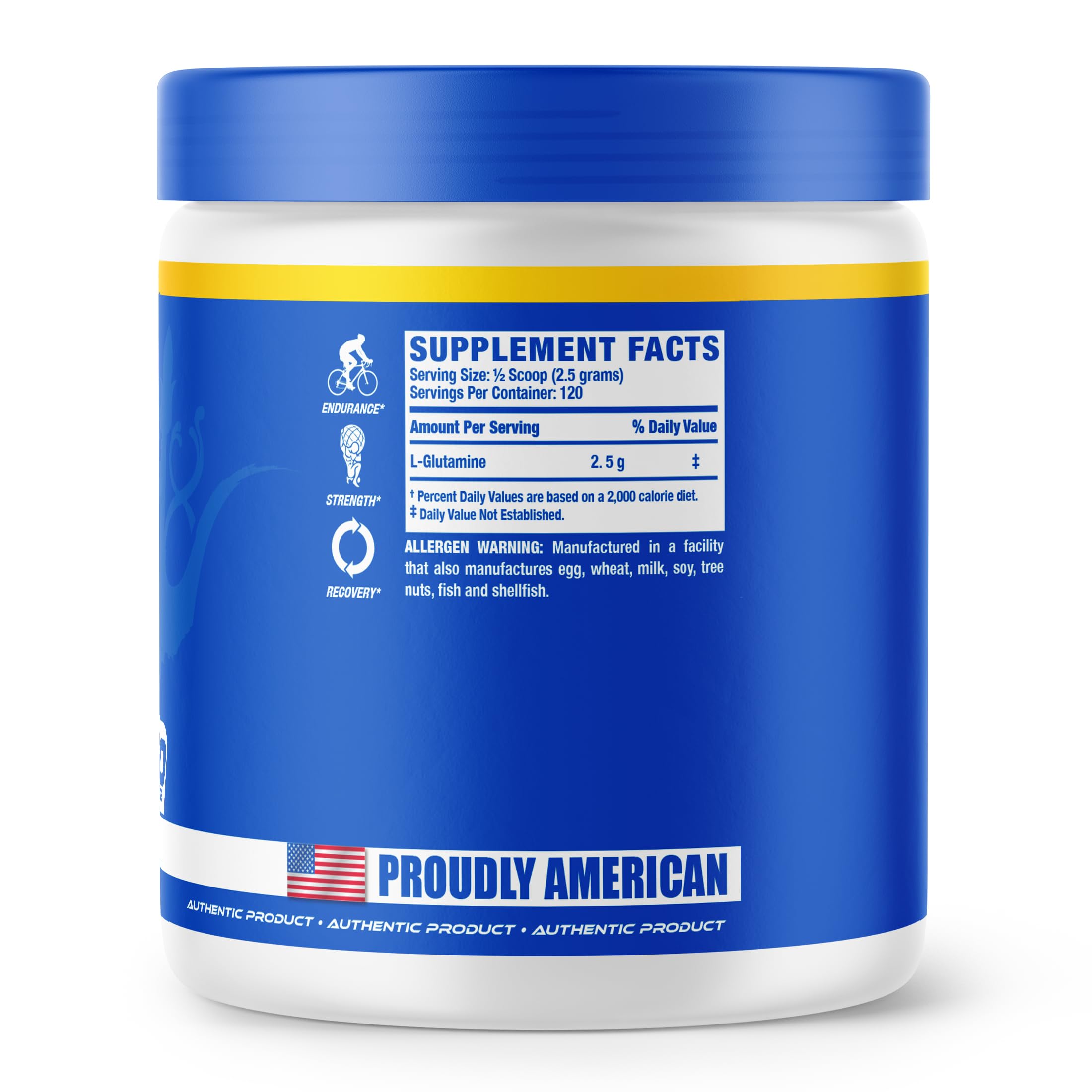 Ronnie Coleman Signature Series Glutamine Doseur Poudre, dosage pratique après séance