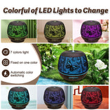 Diffuseur Roonbo avec 7 couleurs, ambiance lumineuse apaisante.