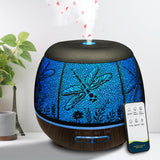 Roonbo Dragonfly montre le design métal creux pour une décoration moderne et élégante.