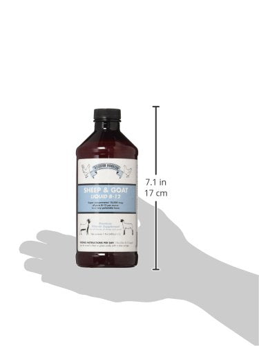 Rooster Booster B-12 : étiquette claire facilitant le dosage précis.