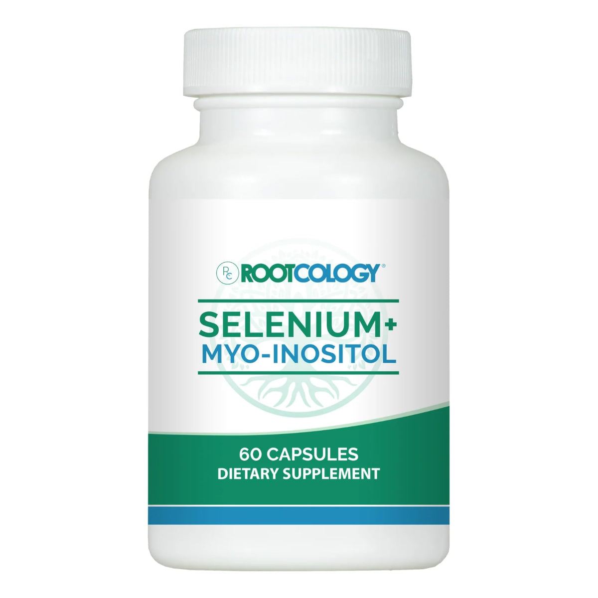 Rootcology Selenium Myo-Inositol: bouteille prête à l’emploi et soutien potentiel hormonal.