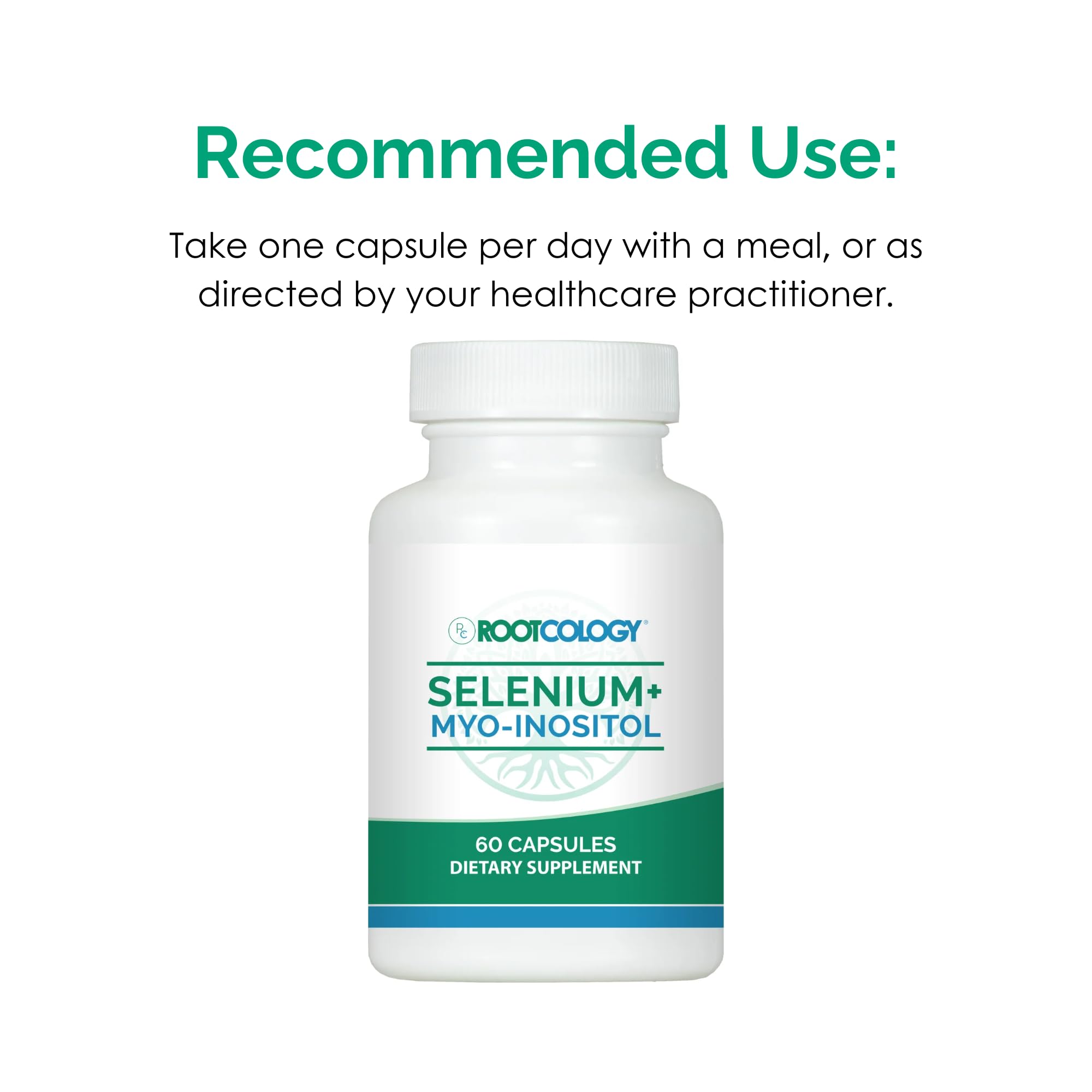 Rootcology Selenium Myo-Inositol: notice dosage simple et conseils d’utilisation.