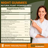 Rooterra Inner Bloom Night Gummies – portion gélifiée propice à la détente nocturne.