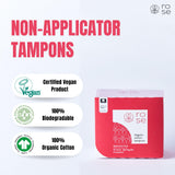ROSE tampons absorption douce – confort fiable pendant plusieurs heures.