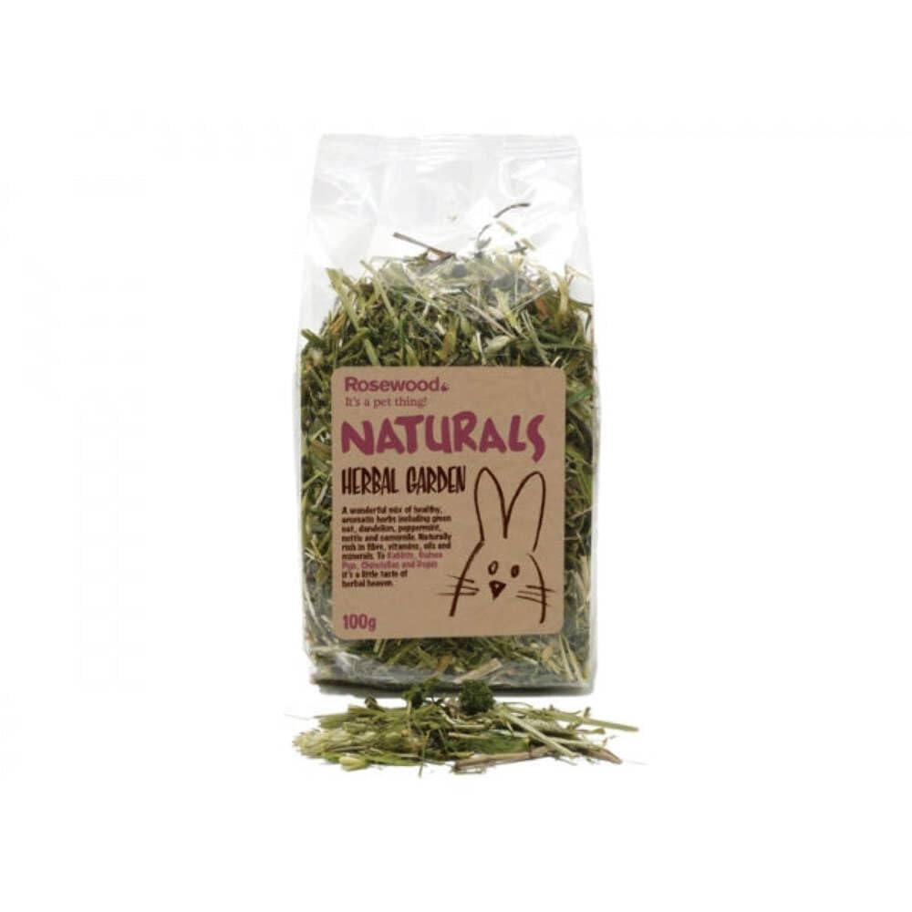 Rosewood Pet 1 Poche Jardin d'Herbes – variété aromatique pour petits animaux stimule l’appétit
