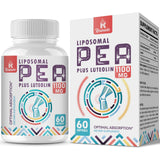 Rosmolo liposomale PEA et Luteolin en bouteille pour une absorption accrue.