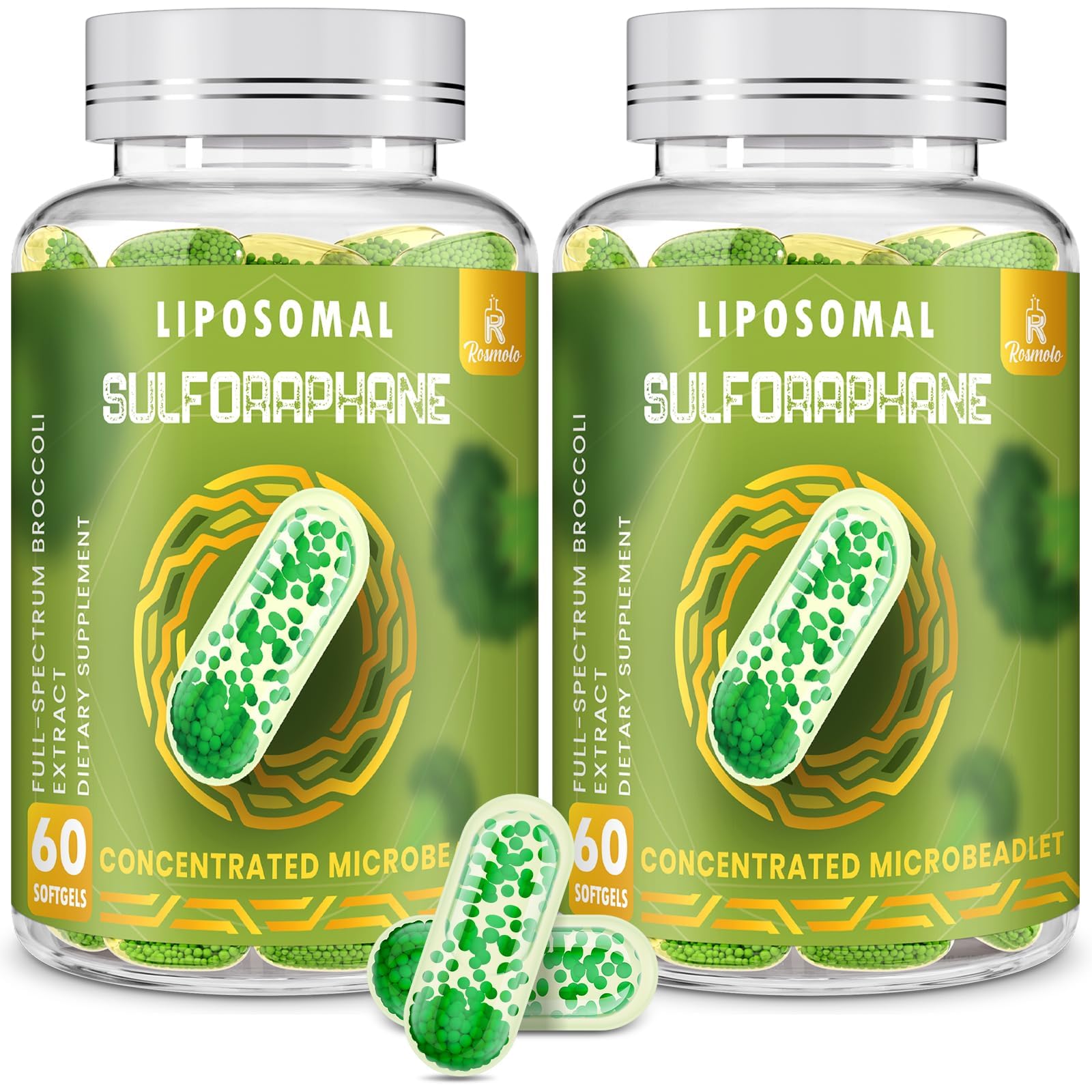 Gélules Rosmolo liposomales, bouteille, facilité d’intégration quotidienne et absorption potentielle.