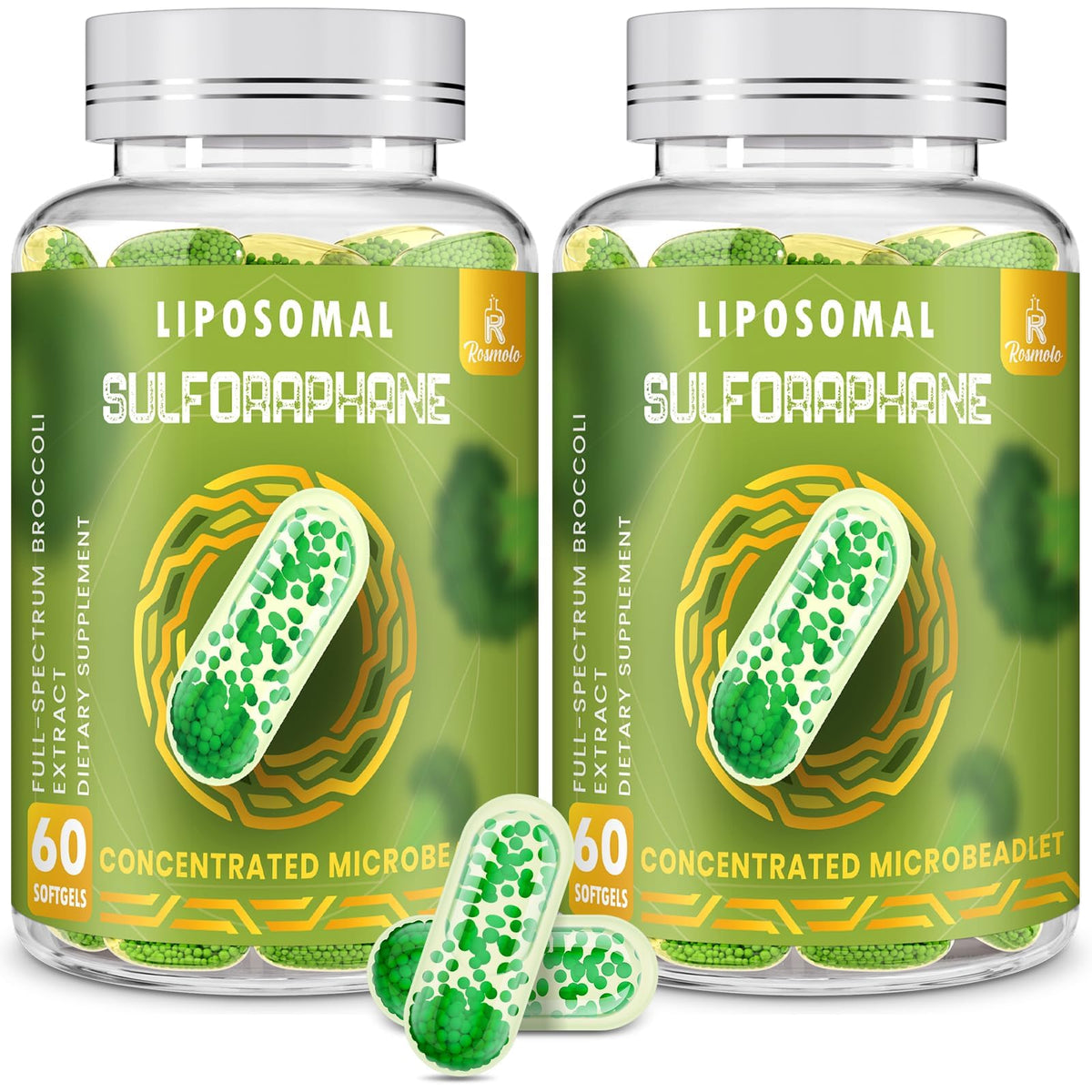 Gélules Rosmolo liposomales, bouteille, facilité d’intégration quotidienne et absorption potentielle.