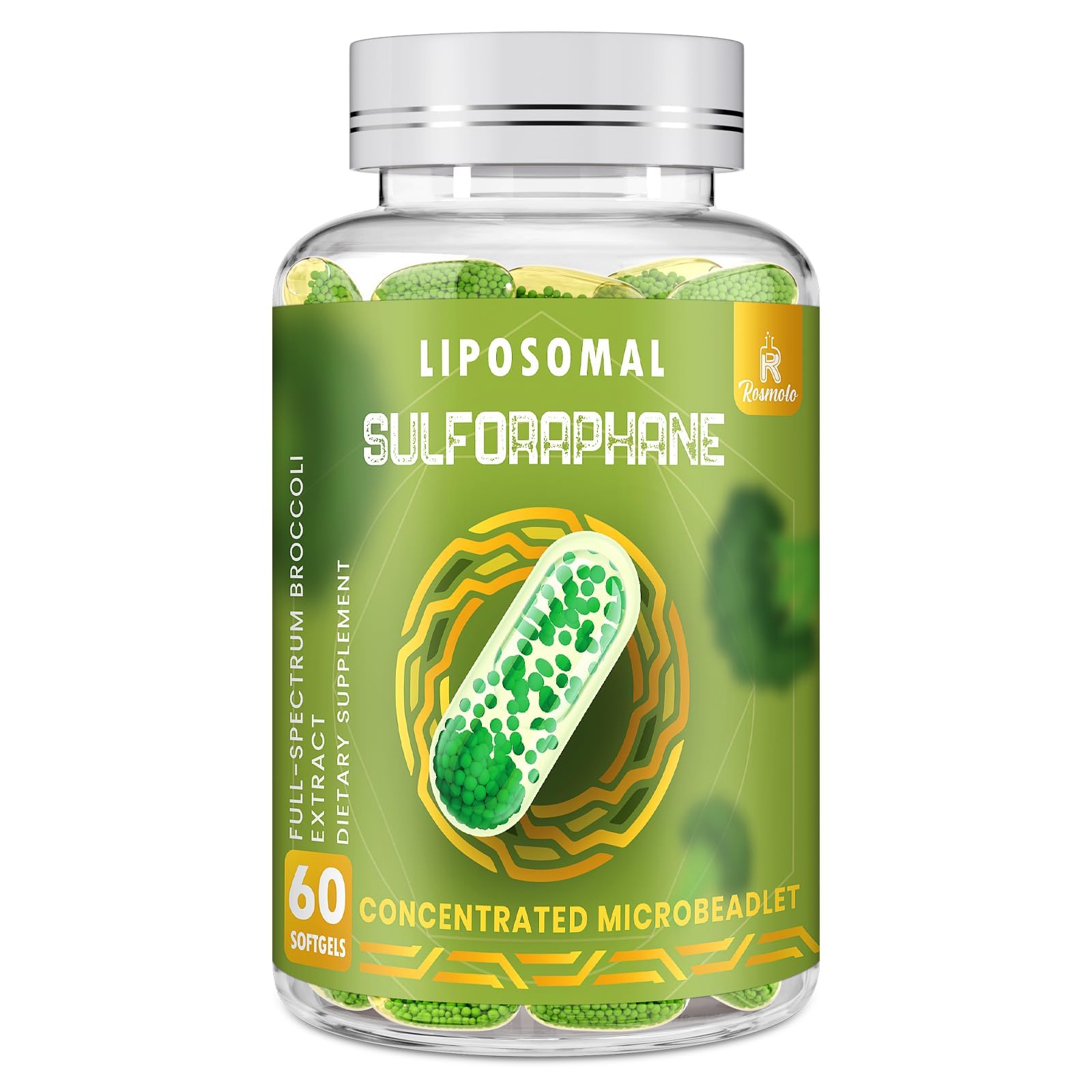 Rosmolo sulforaphane liposomale en capsules, absorption optimisée et énergie durable