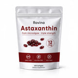 ROVINA Astaxanthine - bouteille: soutien quotidien potentiel pour les yeux et la peau.