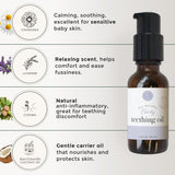 Bouteille en verre 30 ml Rowe Casa Organics facilitant l'usage.