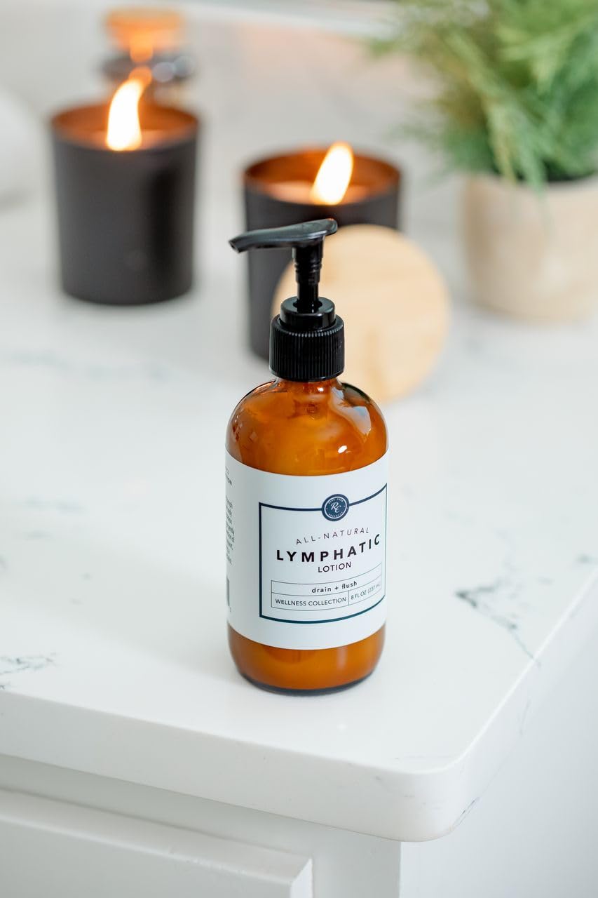 Rowe Casa Organics Lymphatic Lotion – massage ciblé pour drainage et relaxation