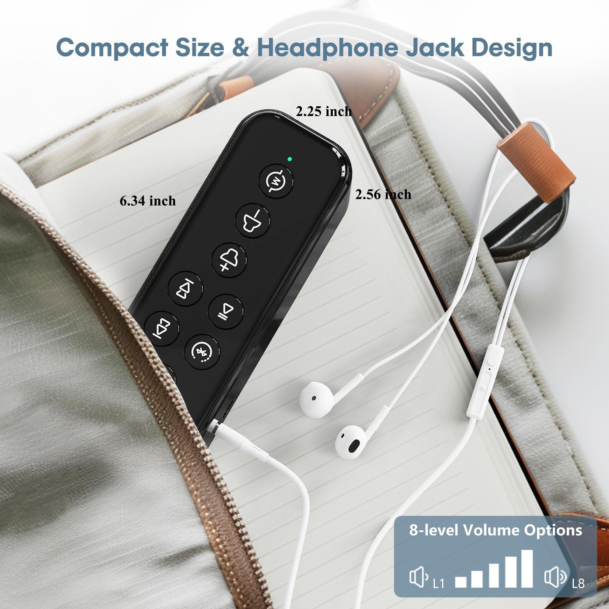 Design compact et léger, facile à transporter en voyage