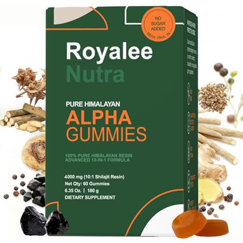 Gommes Royalee Alpha, bouteille ouverte, énergie rapide et pratique au quotidien.