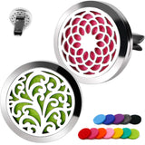RoyAroma diffuseur vent voiture 30mm – ensemble 2 paquets pour parfumage discret.