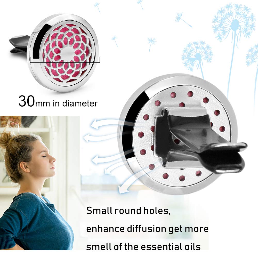 RoyAroma diffuseur 30mm motif tournesol – répartition agréable des arômes.