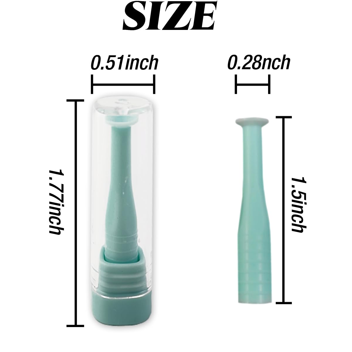 ROYHOO plongeur lentilles dur en silicone doux pour un retrait en douceur.