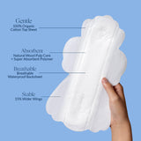 RPE Life ultra-fin avec coton biologique et ailes