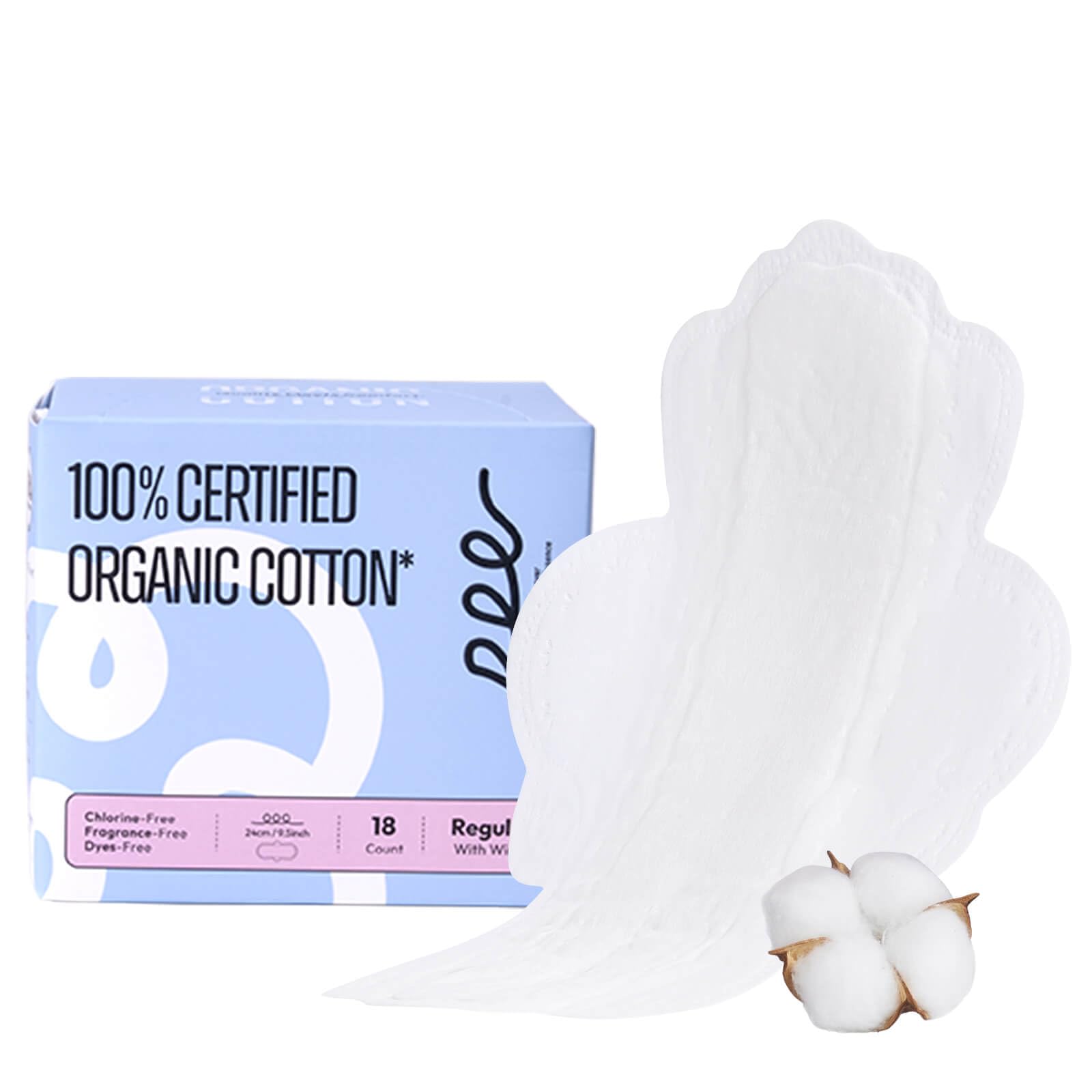 RPE Life serviette menstruelle emballage discret et pratique