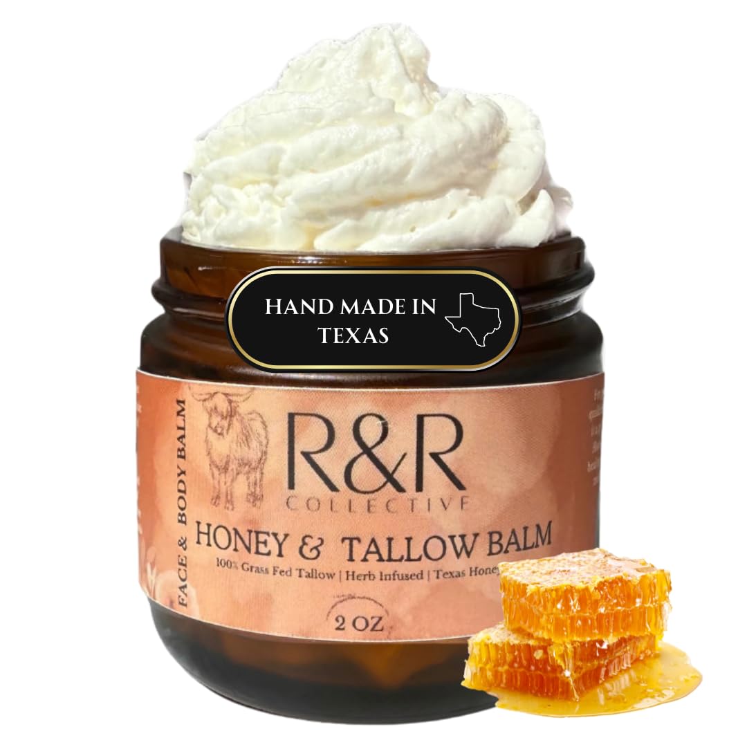 R&R Collective Baume: pot de graisse de boeuf pour hydrater et nourrir la peau.