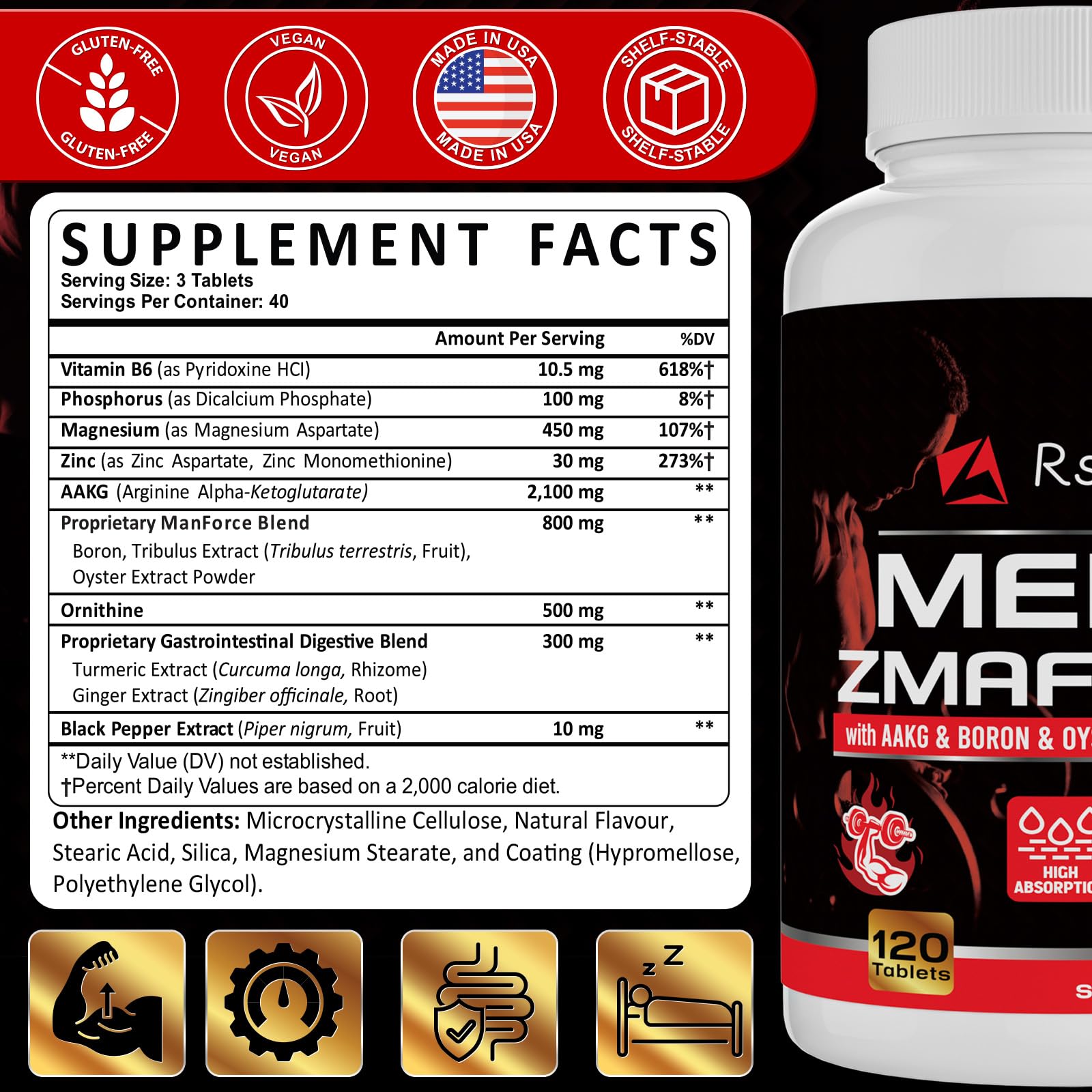 Rsferou ZMAFORCE: tablettes dans la main montrant une prise nocturne.