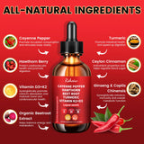 Gouttes Cayenne Rshoiw : pratique sublinguale pour une absorption rapide.