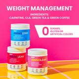 CLA et L-Carnitine dans AminoLean soutenant le métabolisme et la gestion du poids.