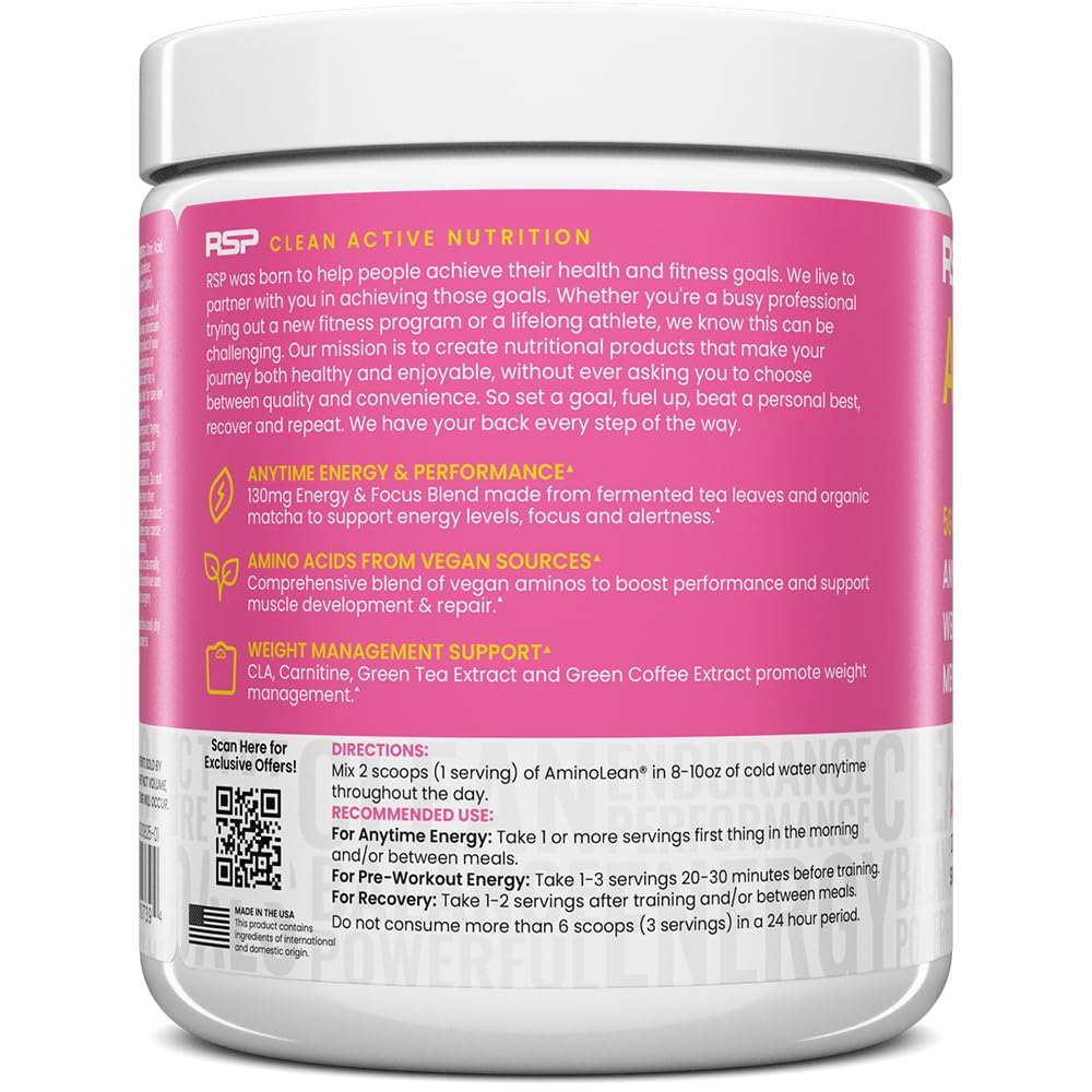 Doseur AminoLean avec portions faciles pour démarrer votre séance efficacement.