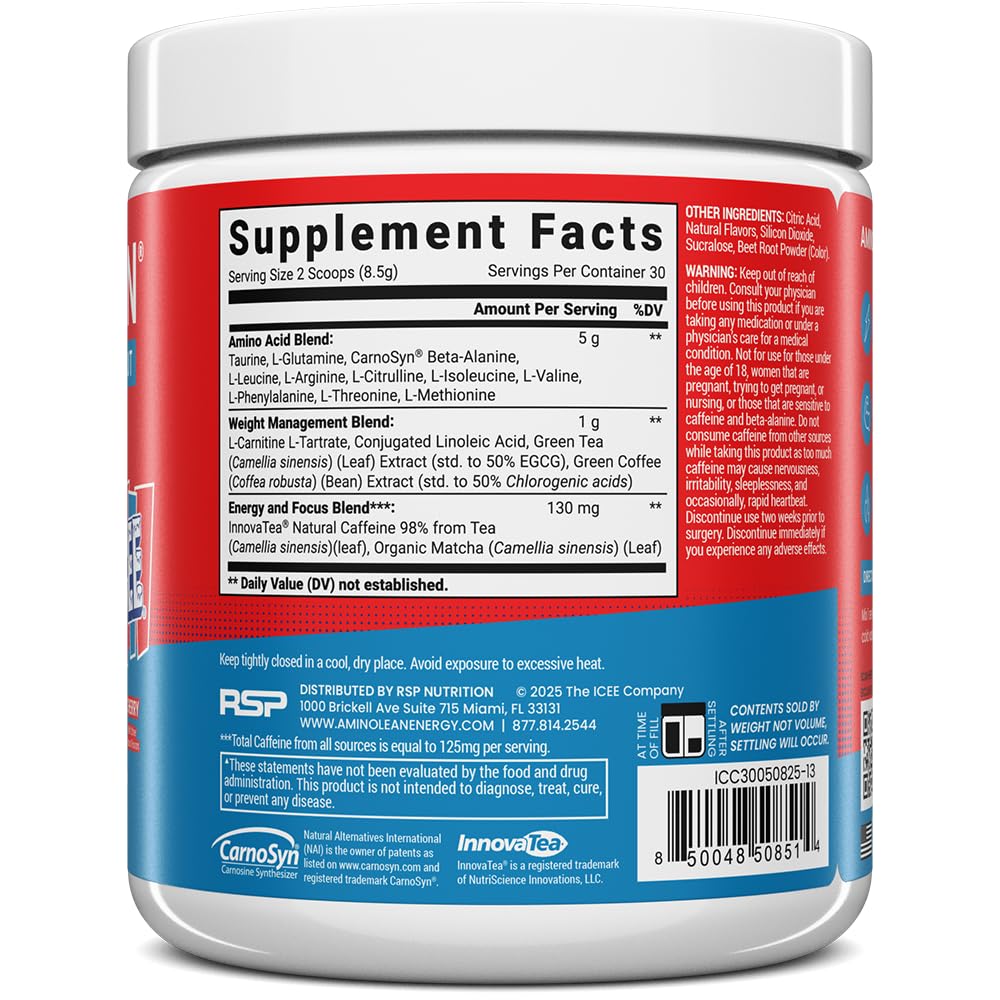 AminoLean ICEE propose des BCAA vegan et EAAs pour soutenir les performances et la récupération.