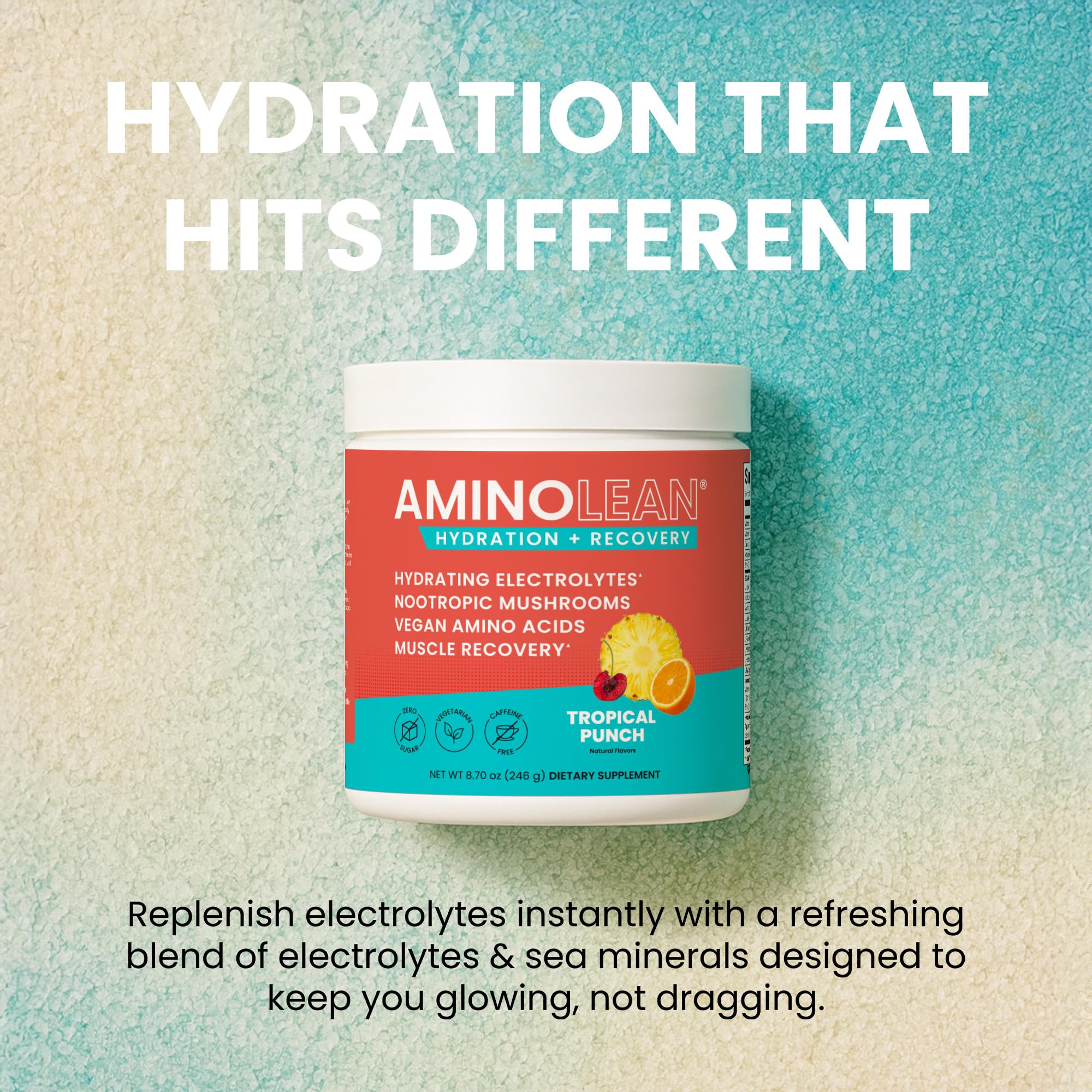 Après entraînement AminoLean Recovery: récupération musculaire et énergie mentale.