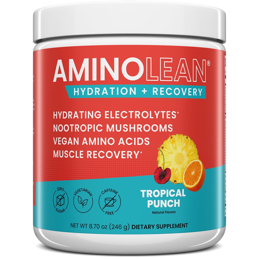 AminoLean Recovery Hydration – poudre électrolytes pour une hydratation rapide pendant l’entraînement.