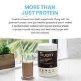 Ingrédients TrueFit — superaliments biologiques et légumes-feuilles sans gluten.