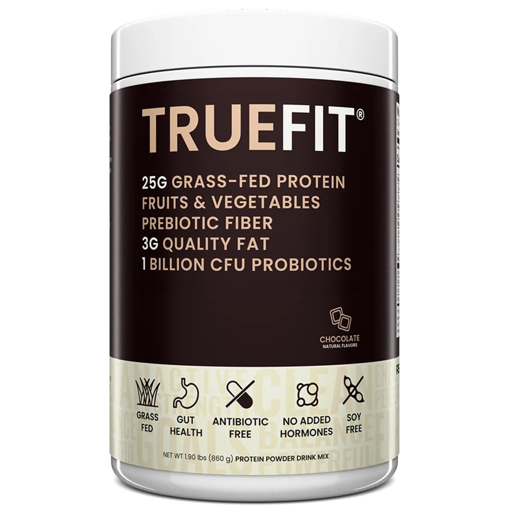 TrueFit: poudre protéinée riche en fibres pour remplacement de repas.