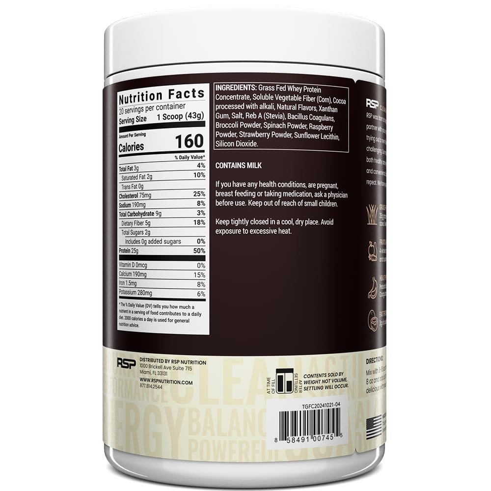 TrueFit: ingrédients propres, sans gluten ni soja, sans hormones.