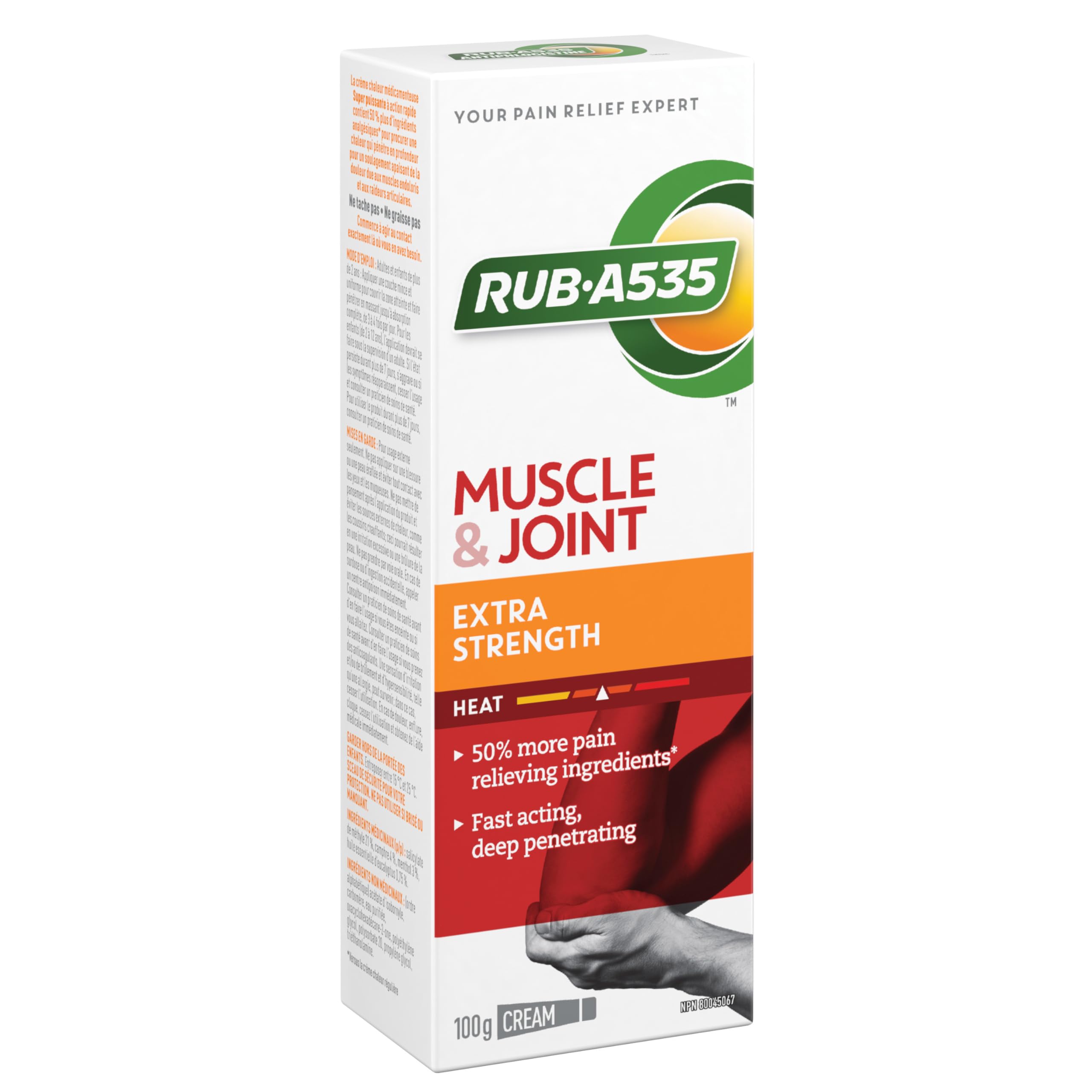 Emballage pratique Rub A535 Crème Extra-Force.