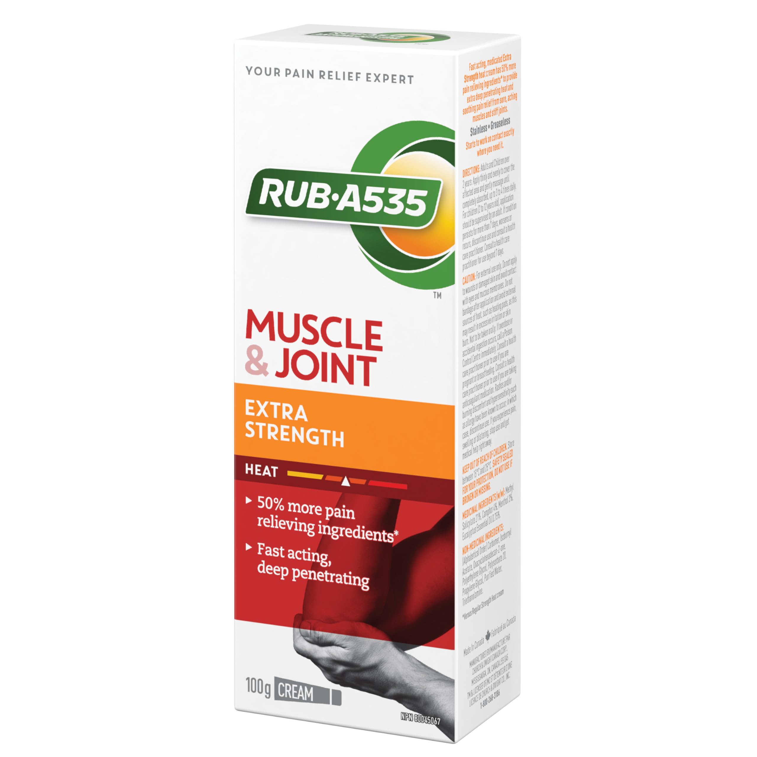 Routine quotidienne avec Rub A535 Crème Extra-Force pour confort après activité.
