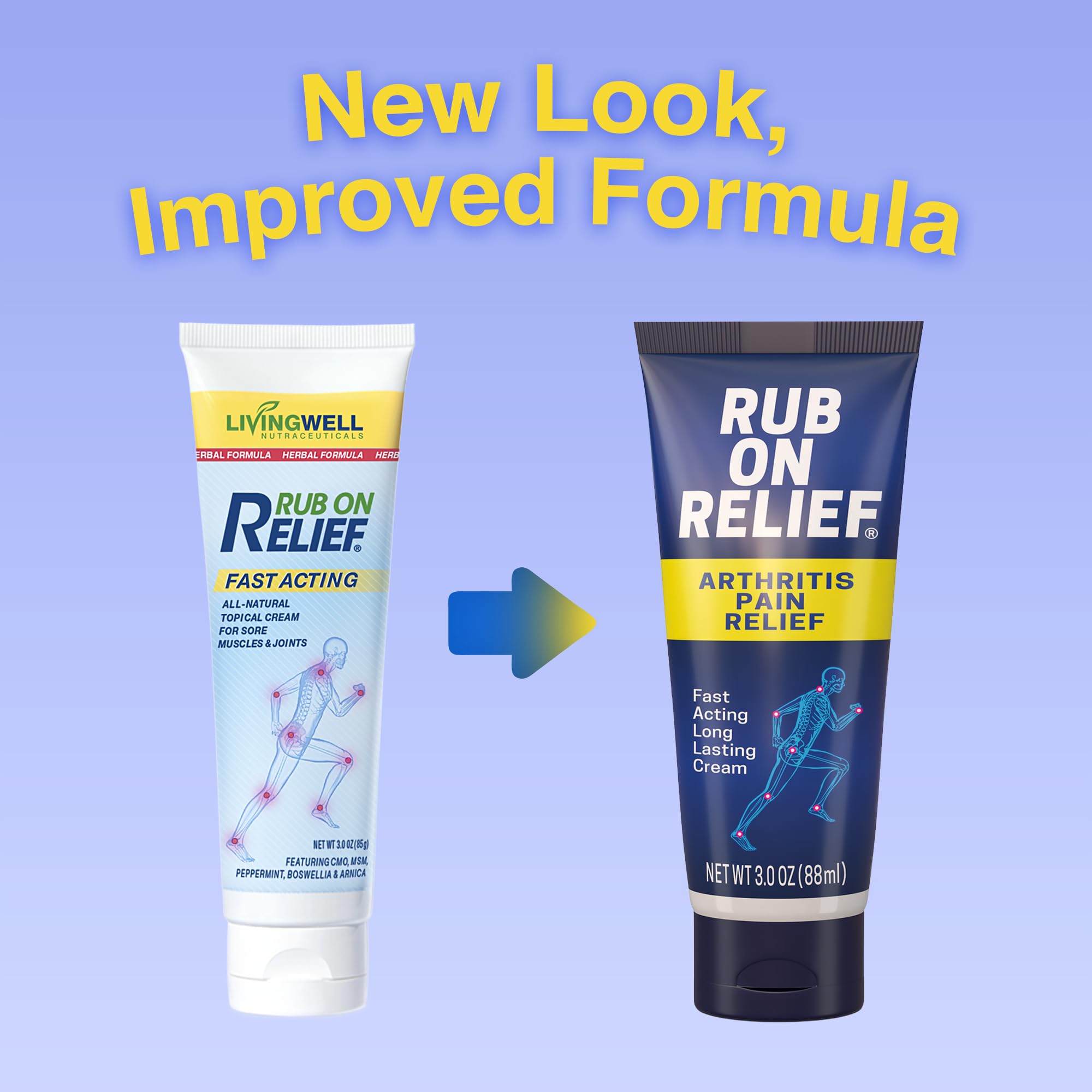 RUB ON RELIEF avec Arnica, MSM et curcuma pour un soin ciblé et naturel.