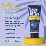 Texture légère de RUB ON RELIEF qui pénètre rapidement sans gras.
