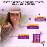 Ruduwu Saffron: capsule prête à être prise pendant un moment de concentration.