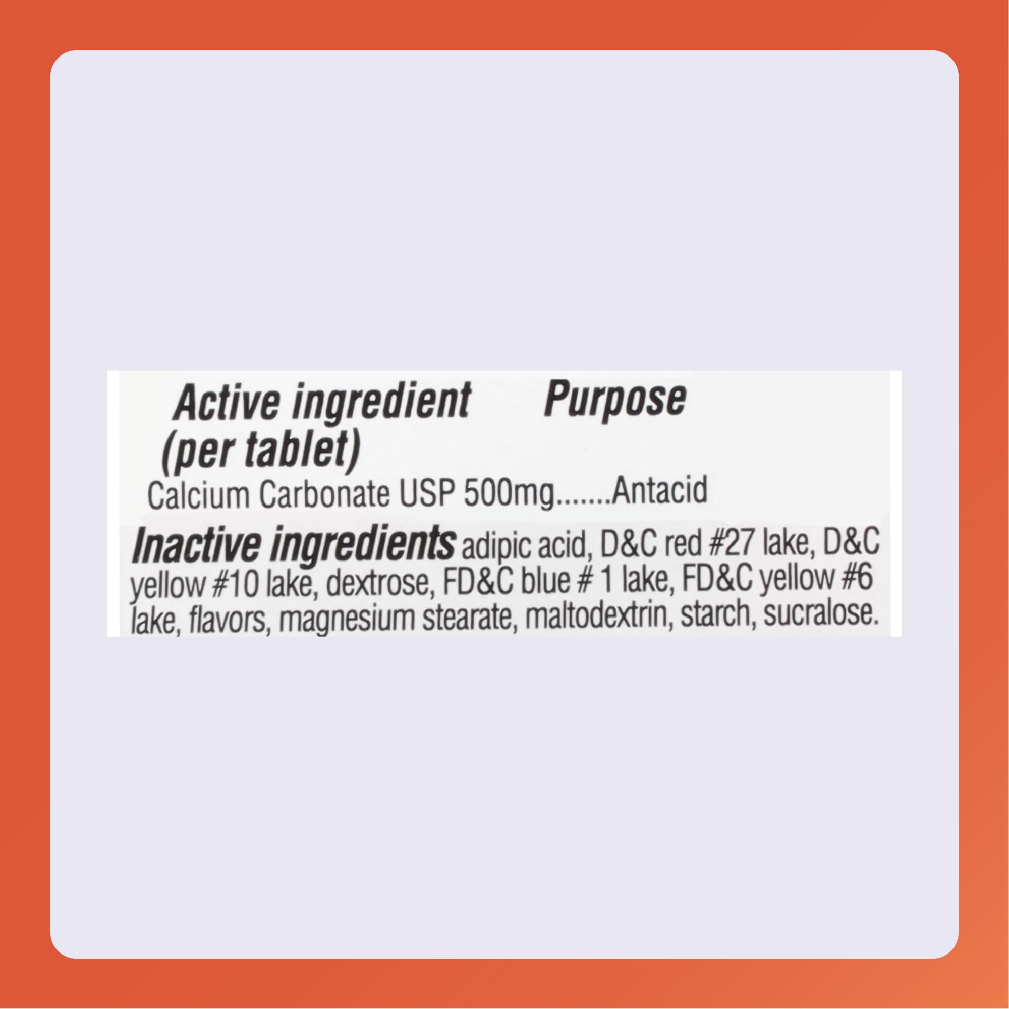 Cal-Gest comprimés à mâcher texture agréable et goût fruité