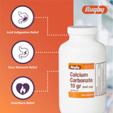 Rugby Calcium Carbonate: comprimés sur plateau, soutien quotidien après un repas copieux.